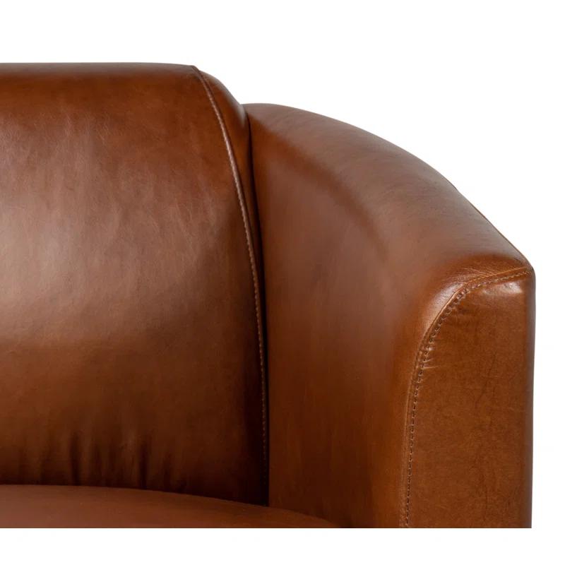 Sarreid Ltd Mandy Leather Armchair
