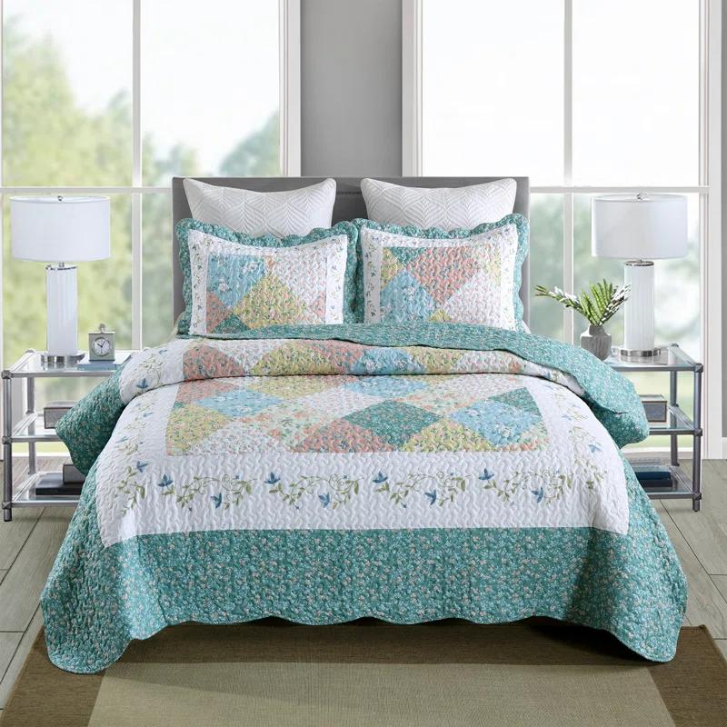 MarCielo BYLily2022 Floral Quilt Set