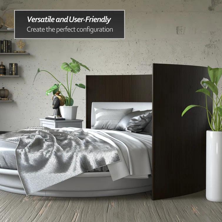 4 ft. Short Bamboo Wave Screen - Natural