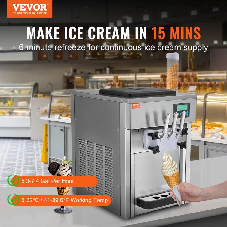 VEVOR VEVOR Soft Serve Ice Cream Machine Maker