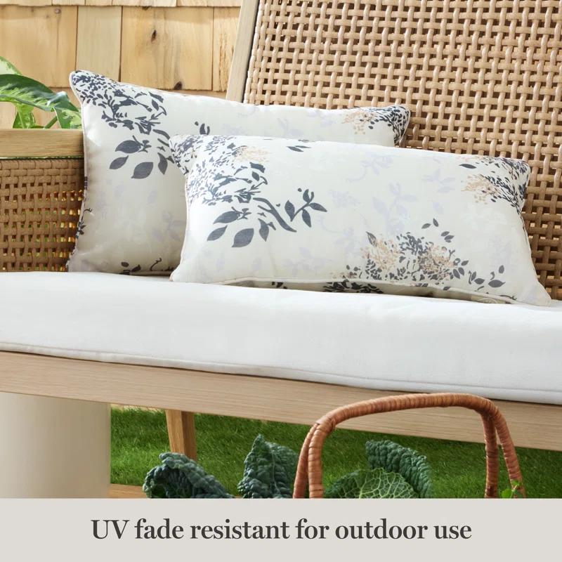Martha Stewart MARTHA STEWART Charming Foliage Indoor Outdoor Pillow 2-Pack Set, 18" (Set of 2)
