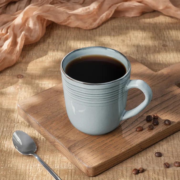 Evansburg 14oz Stoneware Coffee Mug- Service for 4 (Set of 4)