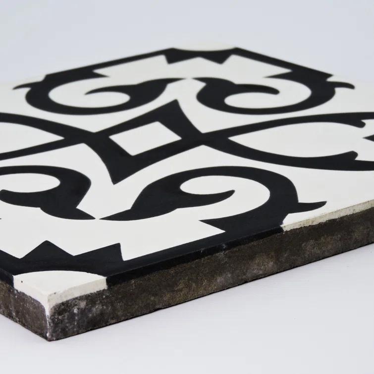 Moroccan Mosaic Orika 8" x 8" Cement Patterned Wall & Floor Tile