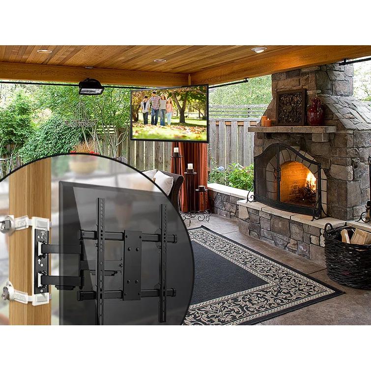 Condo Mounts CondoMounts NO Drill Full Motion Pillar TV Mount,Holds 80lbs,Fits 8" & Wider