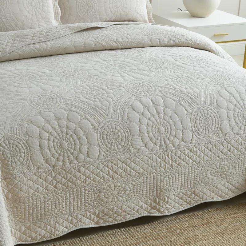 Tfshasta Cotton Twill Patchwork Quilt Set