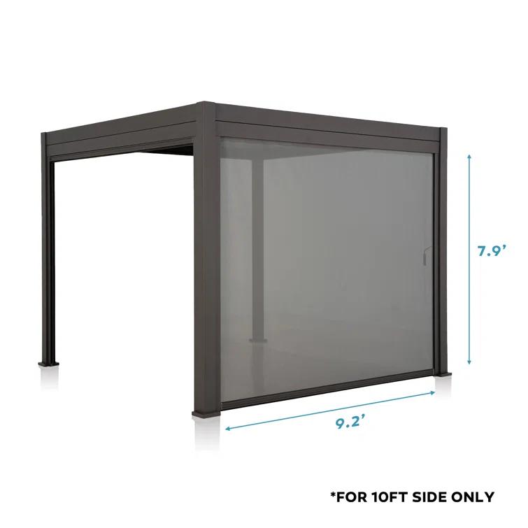 Mirador 111 Aluminum Pull Down Privacy Screen for Pergola