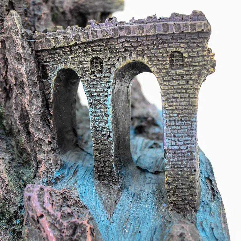 Penn Plax Age-of-magic Extra Large Wizard’s Castle Part A Aquarium Decoration