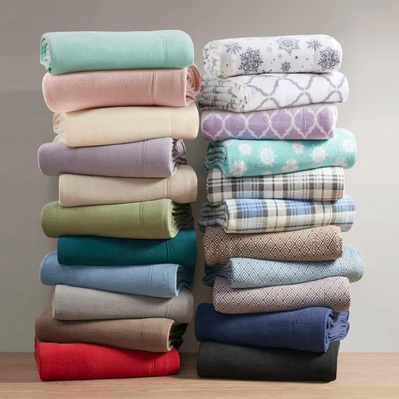 Madison Park Micro Fleece Sheet Set