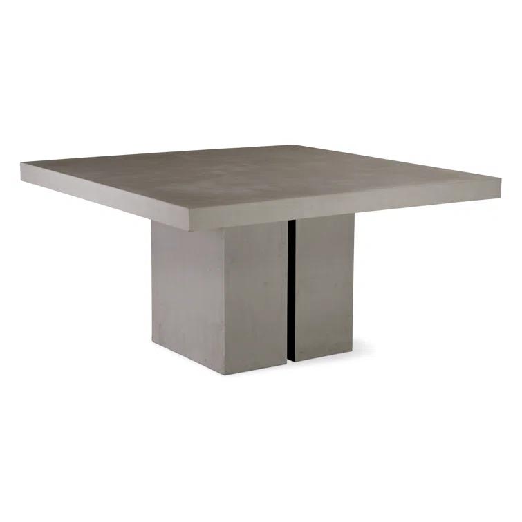 Seasonal Living Perpetual Square Concrete Outdoor Dining Table