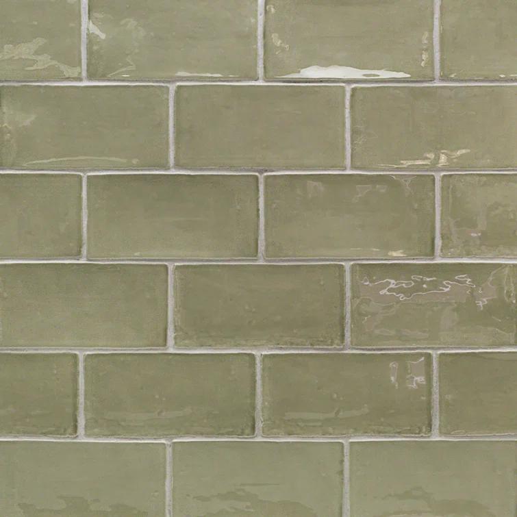 Barcelona 3x6 Blanco Polished Ceramic Subway Wall Tile (5.38 Sq. Ft. / Case)