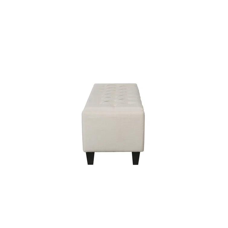 Porthos Home Porthos Home Wren Fabric Button Tufted Storage Bench