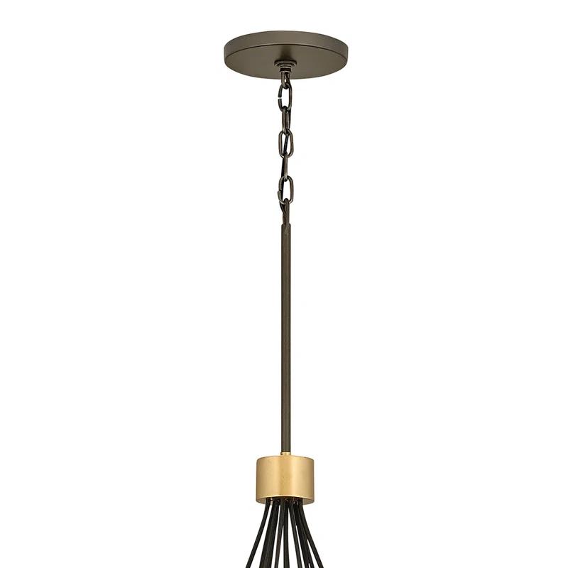 Hinkley Astrid 11-Light Geometric Multi-Tier Chandelier Pendant