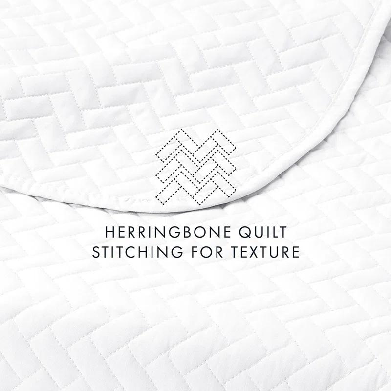Antora Microfiber Modern & Contemporary Coverlet / Bedspread Quilt Set