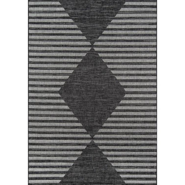 Novogratz Momeni Villa Monaco Geometric Charcoal Area Rug & Reviews | AllModern