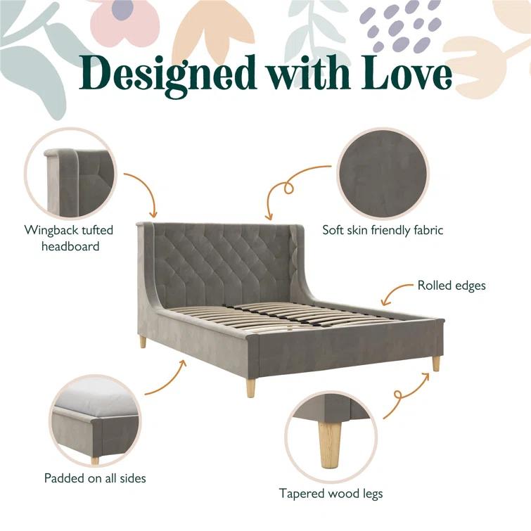 Ambrosia Full Platform Bed