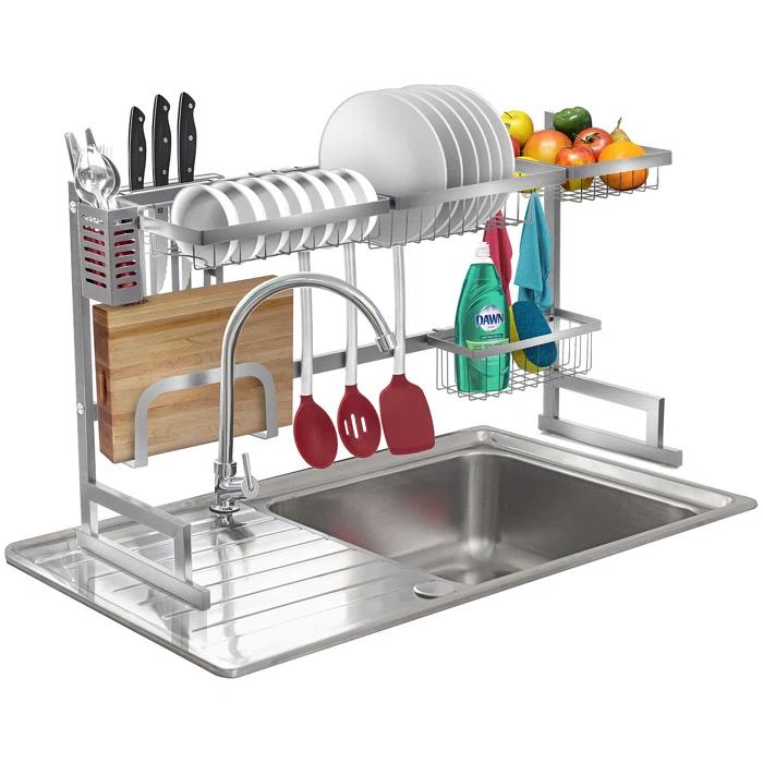 Sorbus Over-The-Sink Dish Drying Display Rack Stand & Reviews | Wayfair