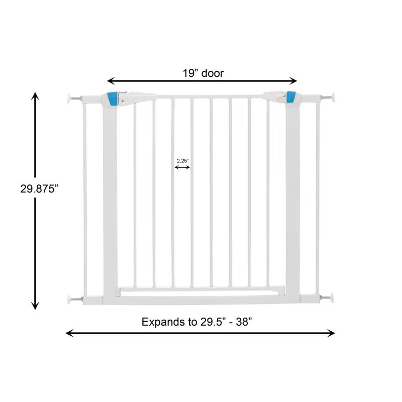 Midwest Homes For Pets MidWest Homes for Pets Gate/ Walk-thru Steel Pet Gate