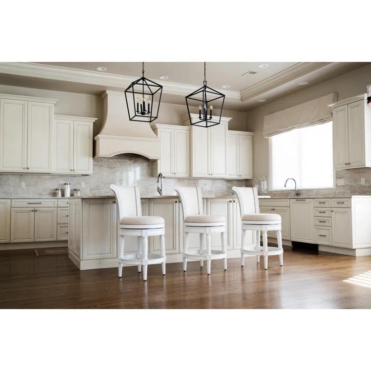 Maven Lane Maven Lane Pullman Stool with Fabric Upholstery