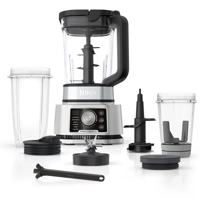 Ninja Ninja® Foodi® Power Blender & Processor System with Pitcher & To-Go Cups,1400 W, 6 Functions for Bowls, Spreads, & Dough