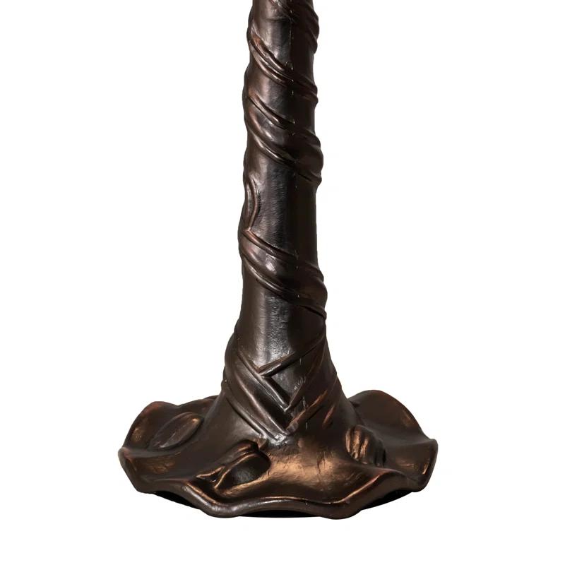 Meyda Tiffany & Stained Glass Metal Table Lamp