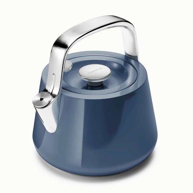 Caraway ® Navy Stovetop Whistling Tea Kettle
