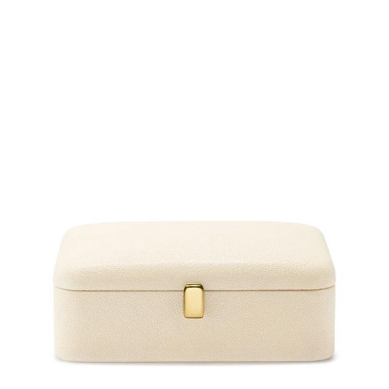 AERIN Abella Shagreen Small Jewelry Box