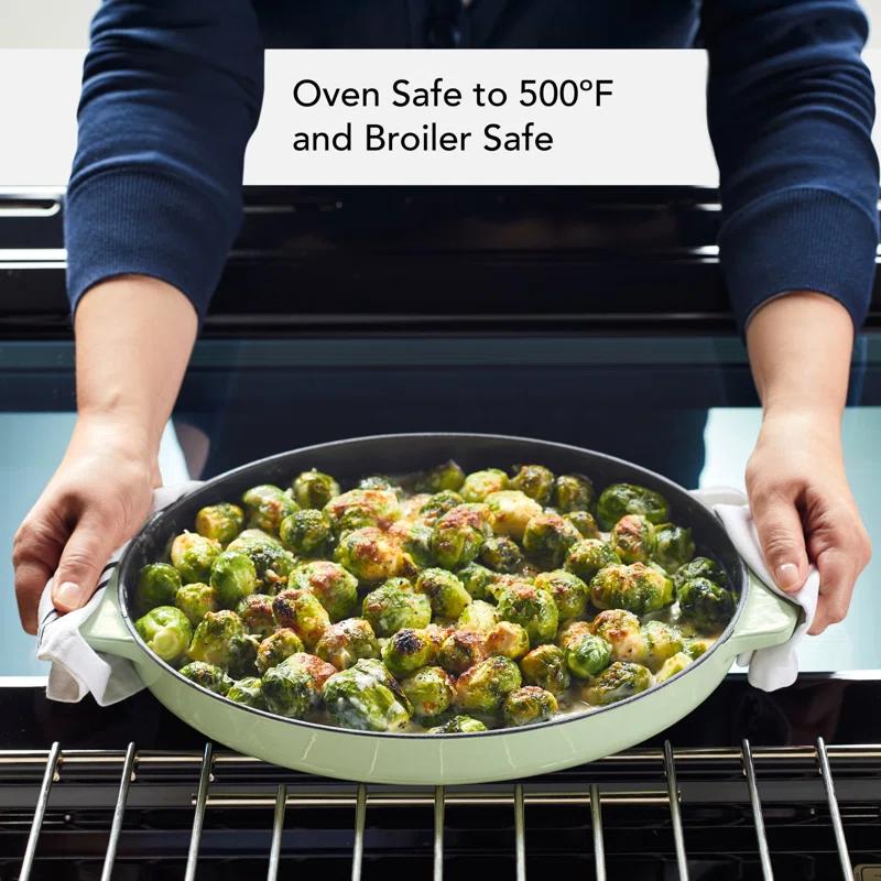 KitchenAid® KitchenAid Cast Iron Oval Au Gratin Roasting Pan Suitable - 2.5 Quart