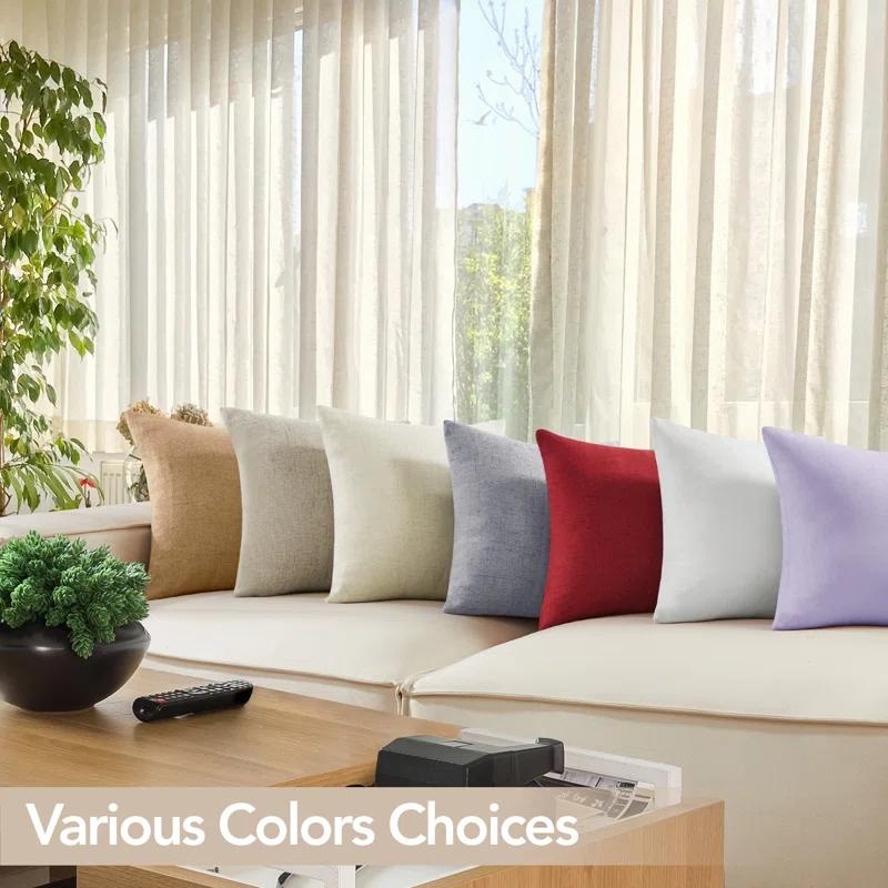 Deconovo Reversible Pillow Cover (Set of 4)