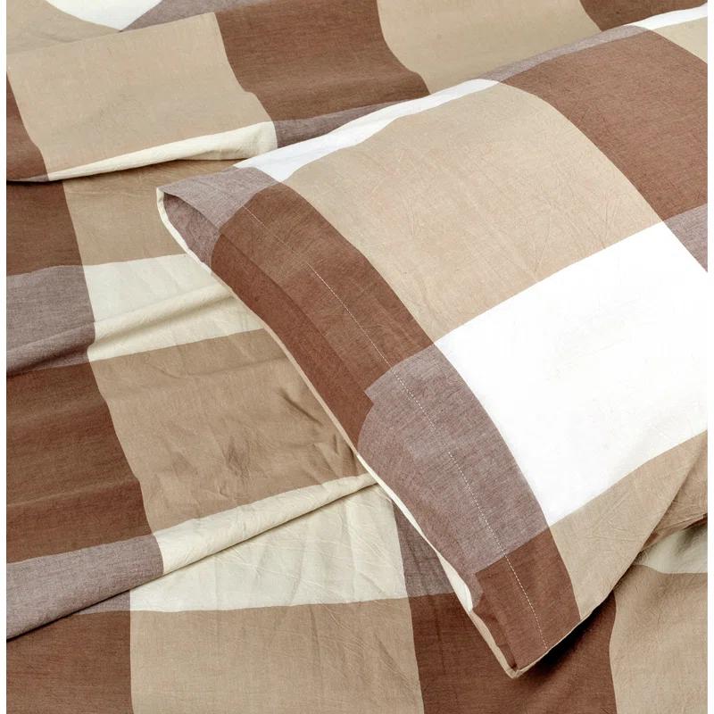 Home Soft Things Buffalo Washed Cotton Duvet Cover Set