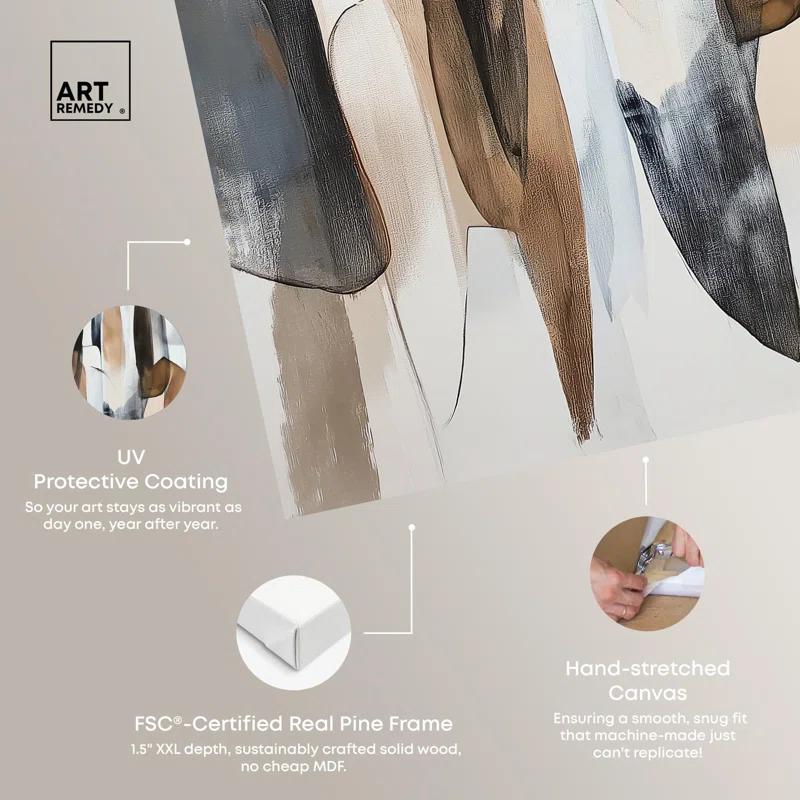 Art Remedy Espresso Martini II Canvas Neutral Abstracts by Art Remedy