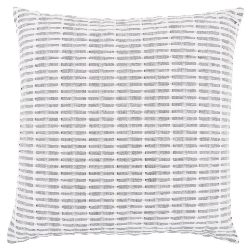 Pleated Please Striped Cotton Pillow Cover (Set of 2)