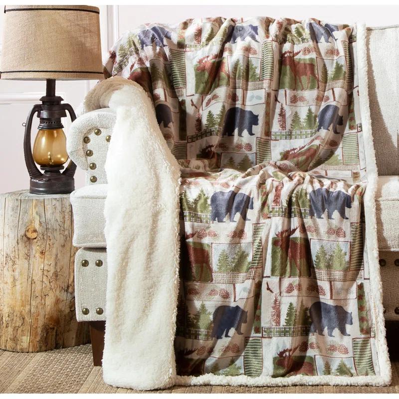 Carstens Inc. Hand Woven Throw Blanket