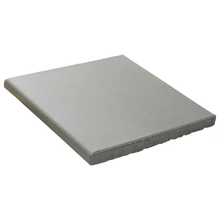 Merola Tile Quarry 6" x 6" Ceramic Bullnose Tile Trim in Gray