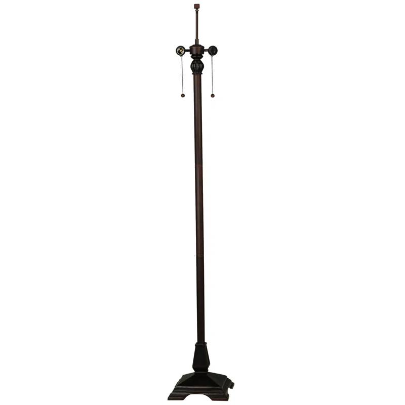 Meyda Lighting Meyda Tiffany & Stained Glass 62'' Mahogany Bronze Traditional Floor Lamp