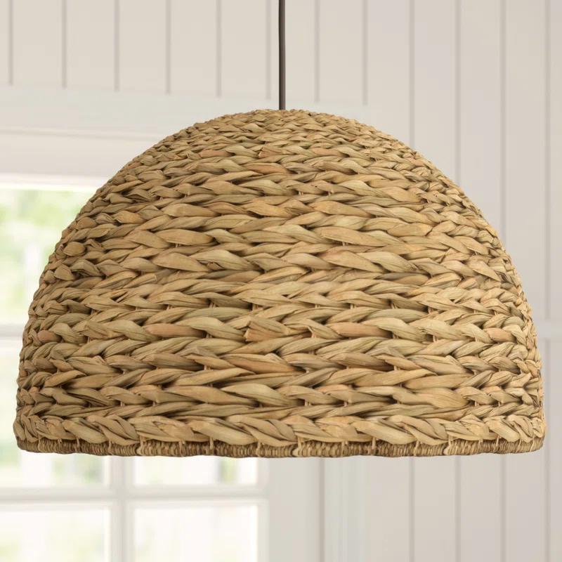 Shoreline Single Light Seagrass Pendant