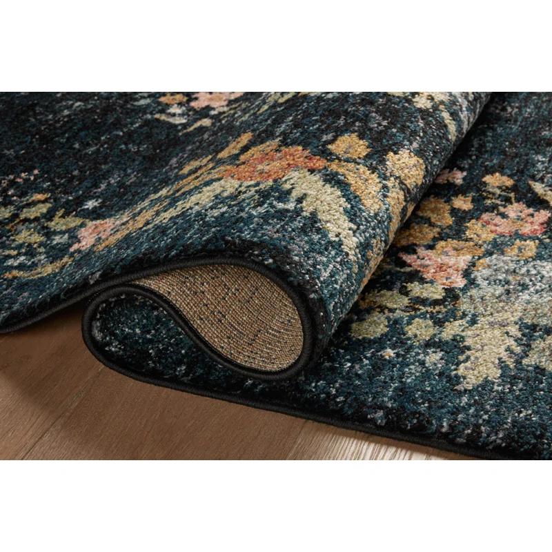 Rifle Paper Co. x Loloi Laurel Navy Area Rug