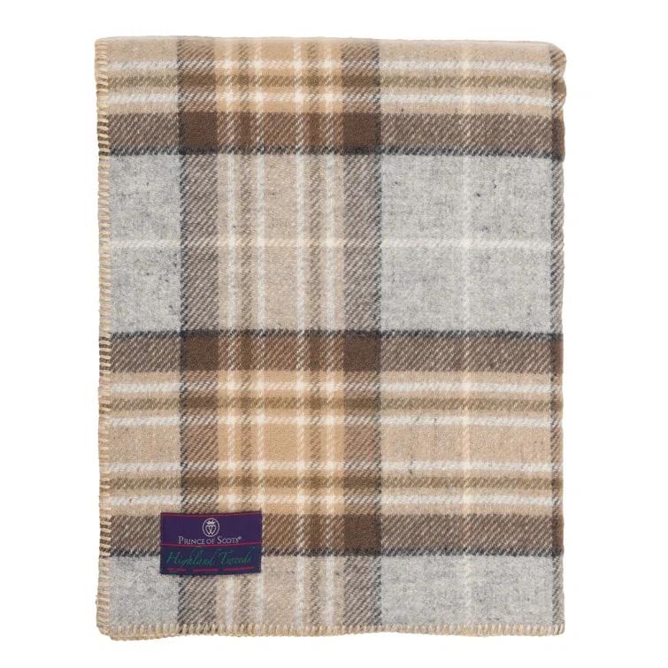 Prince of Scots BIGTHROWTartan Hand Woven Throw Blanket