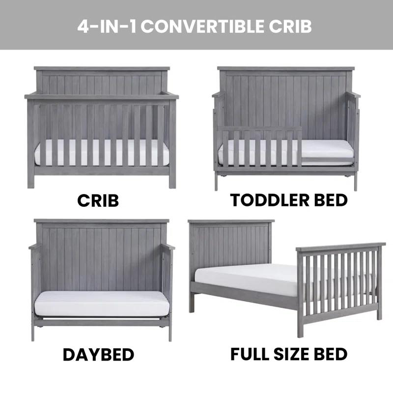 Soho Baby Everlee 4 in 1 Convertible Crib
