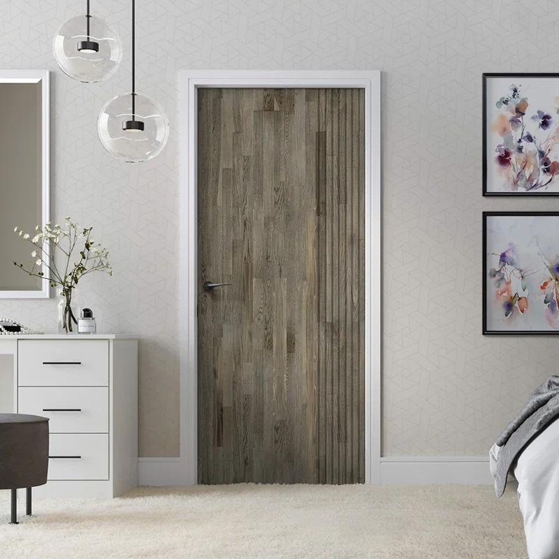 Calhome Paneled Pine Wood Standard Door