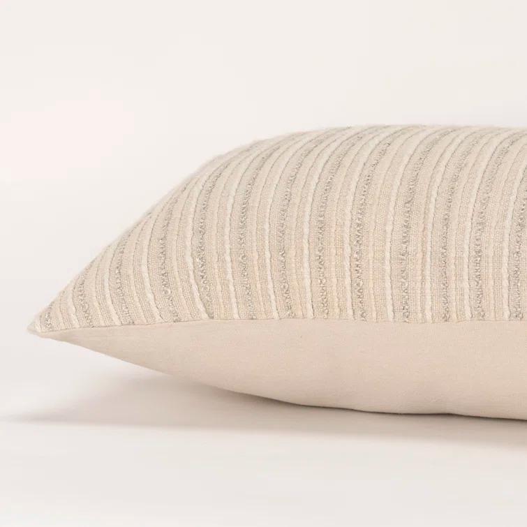 Leifsson Cotton Lumbar Throw Pillow