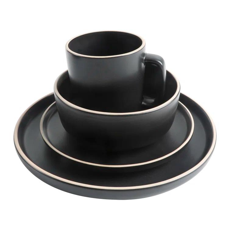 Zuma 16 Piece Dinnerware Set, Service for 4