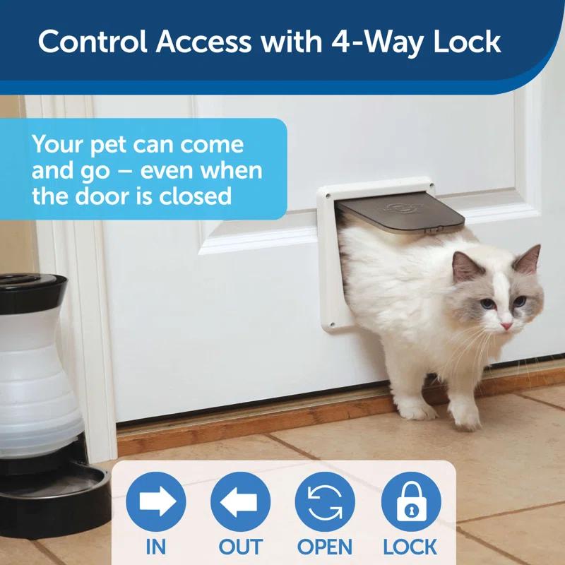 PetSafe® 4-Way Locking Interior Cat Door