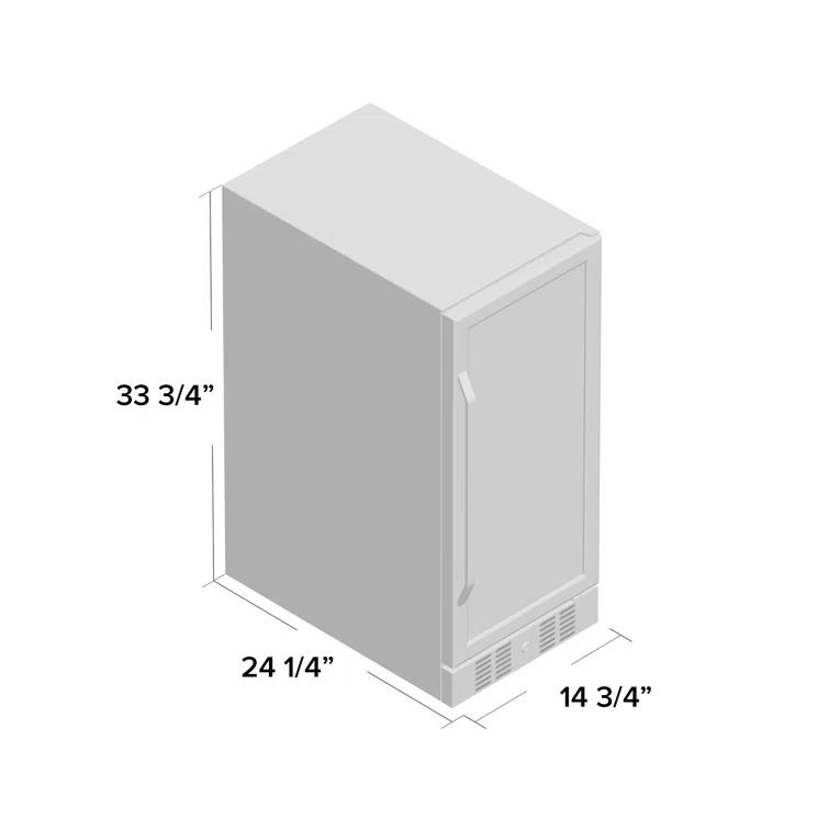 Newair 29 Bottle Stainless Steel Dual Zone Freestanding/Built-In Wine Refrigerator