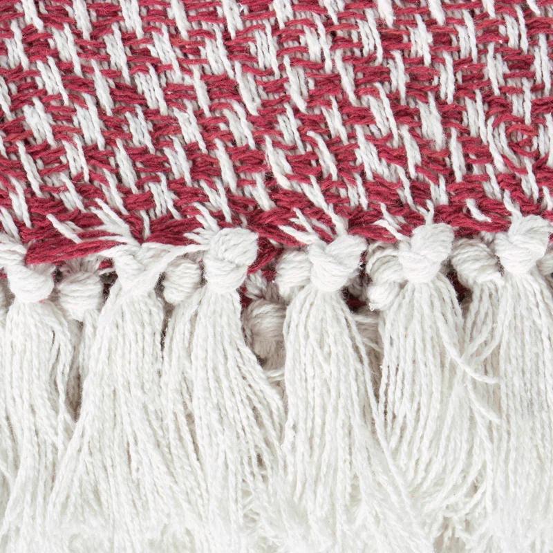 Design Imports Hand Woven Throw Blanket