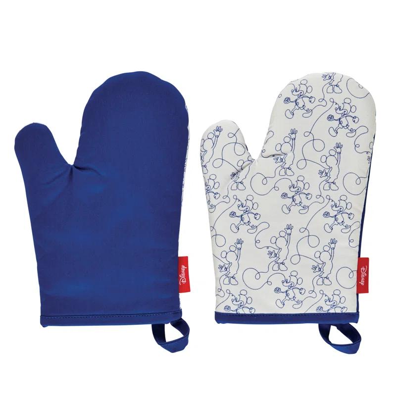 Disney Home Disney Home Bon Voyage Kitchen Oven Mitt Set / Pot Holders, 2 Piece, Blue