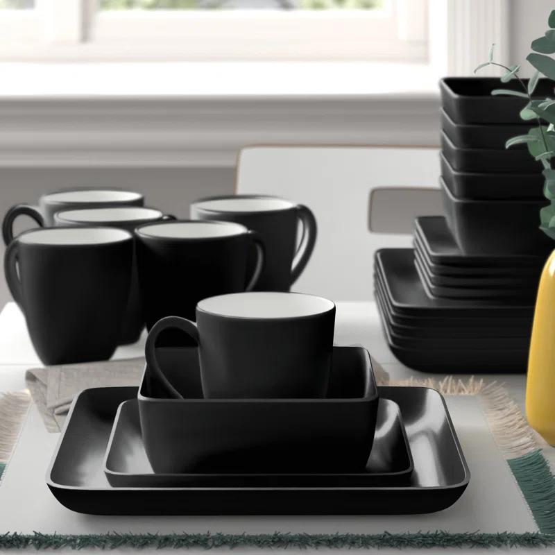 Stone Lain Amy 24-Piece Dinnerware Set Porcelain & Reviews | Wayfair