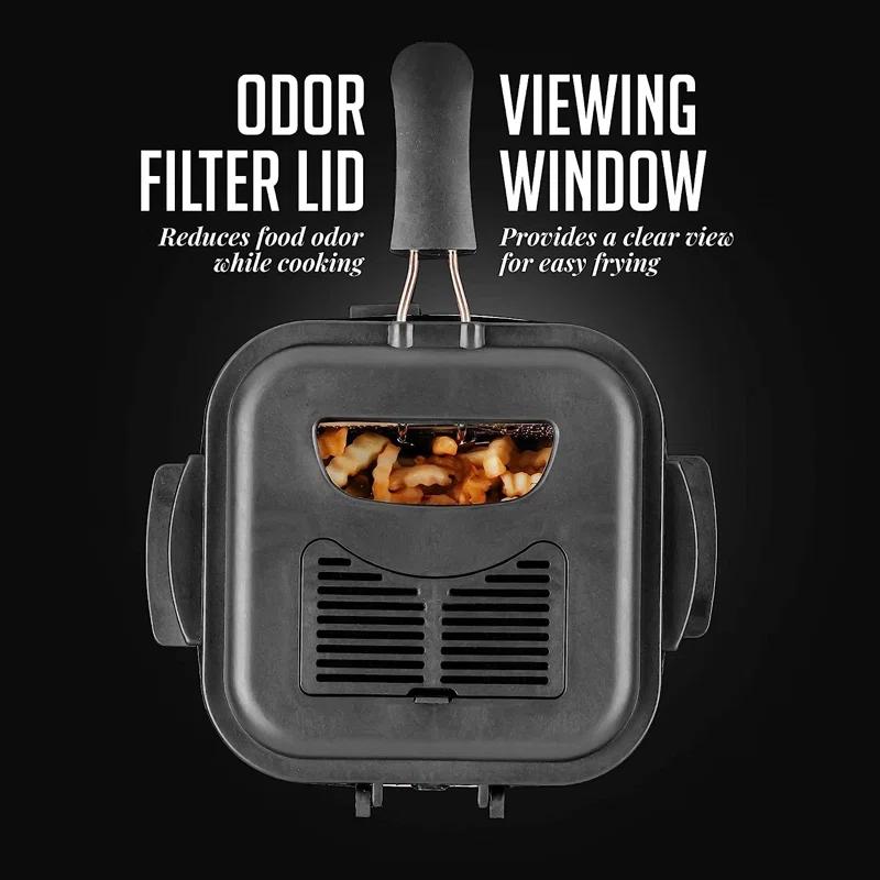 Ovente OVENTE 1.5 Liter Electric Deep Fryer with Frying Basket