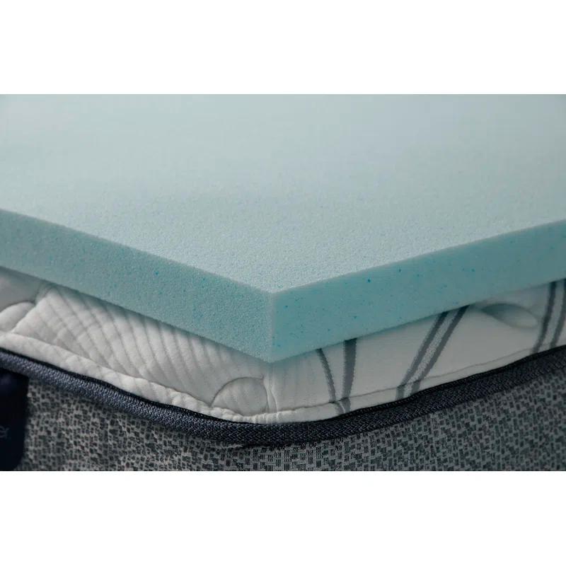 Serta Serta Cooling ThermaGel Memory Foam Mattress Topper, 3 Inch