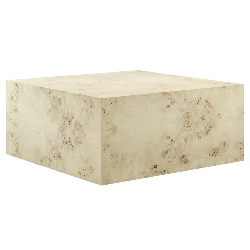 Modway Modway Cosmos 36" Square Burl Wood Coffee Table