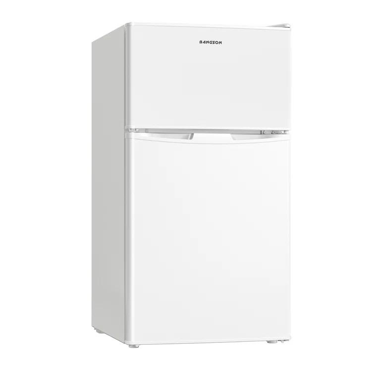 BANGSON BANGSON 3.2 CU.FT, 2 Door Small Refrigerator with Freezer US-BSR-200WH